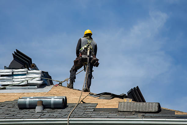 Professional Roof Repair technician working in White River Junction, VT